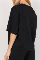 SoyaConcept - SC-Andine 2 Glimmer T-shirt - Sort