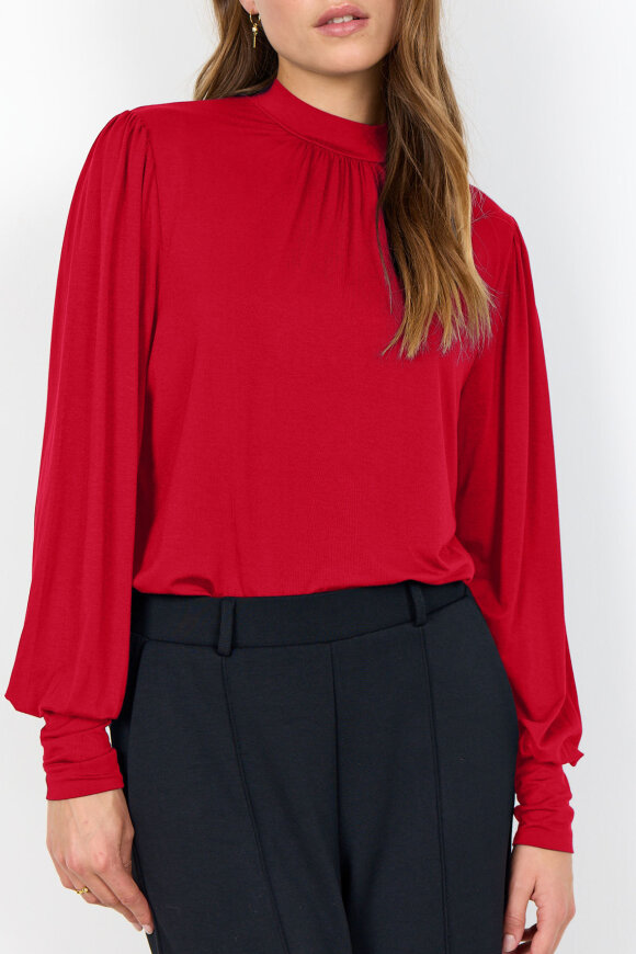 SoyaConcept - SC-Marica 344 Elegant Bluse - Rød