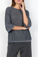 SoyaConcept - SC-Violetta 4 - Sølv Glimmer Bluse - Sort