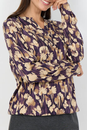 SoyaConcept - SC-Felicity AOP 525 - Print T-shirt - Lilla