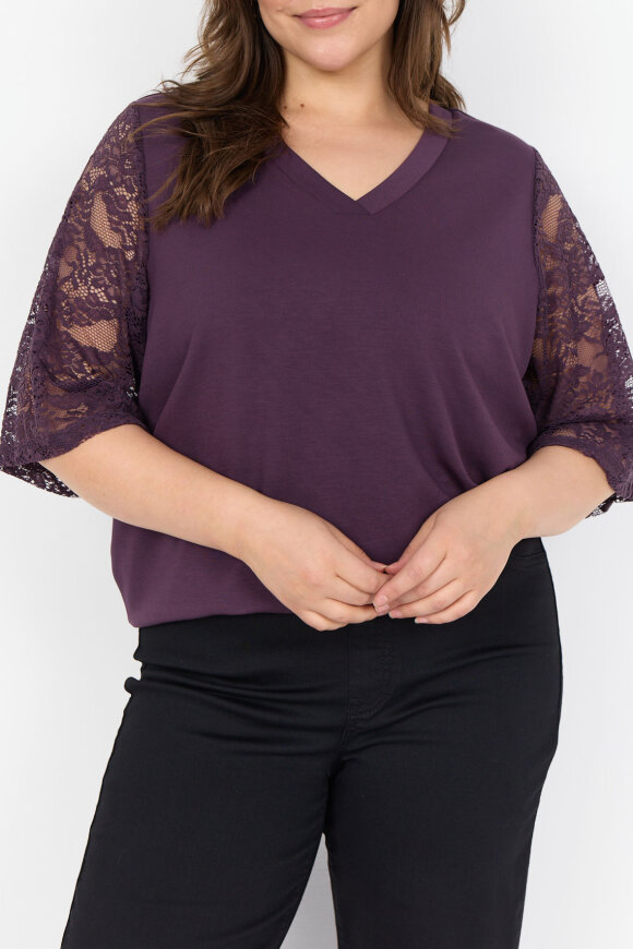 Wasabiconcept - WA-Sabina 65 Blonde T-shirt - Lilla