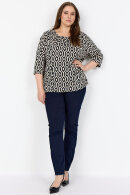 Wasabiconcept - WA-Cenette 1 Print Bluse - Sort