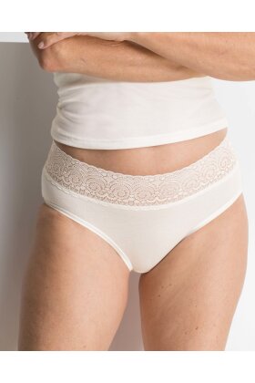 Speidel - Sofia Lace Modal Midislip - Off White Speidel - Sofia Lace Modal Midislip - Off White