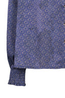 Prepair - Denise Chiffon Print Bluse - Blå