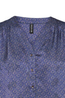 Prepair - Denise Chiffon Print Bluse - Blå