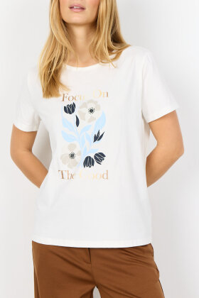 SoyaConcept - SC-Rina 14 - Print T-shirt - Lyseblå