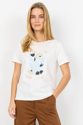 SoyaConcept - SC-Rina 14 - Print T-shirt - Lyseblå