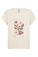 SoyaConcept - SC-Rina 14 - Print T-shirt - Creme