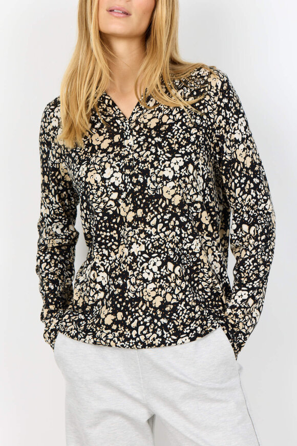 SoyaConcept - SC-Felicity 532 - Print T-shirt - Sort