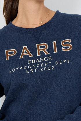 SoyaConcept - SC-Angelin 6 - Sweatshirt - Mørkeblå