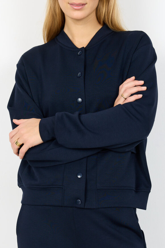 SoyaConcept - SC-Banu 283 - Sweat Jacket - Mørkeblå