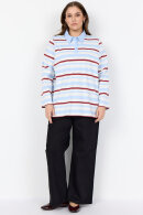 Wasabiconcept - WA-Christel 2 - Stribet T-shirt - Lyseblå