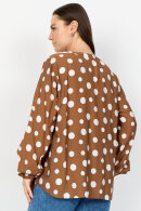 Wasabiconcept - WA-Celia 1 - Polka Bluse - Toffee