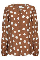 Wasabiconcept - WA-Celia 1 - Polka Bluse - Toffee
