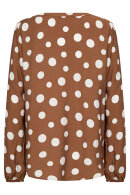 Wasabiconcept - WA-Celia 1 - Polka Bluse - Toffee