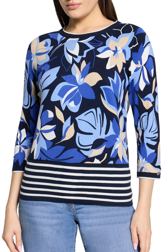 Betty Barclay - Fintrik Blomstret - Mørkeblå Betty Barclay - Fintrik Blomstret - Mørkeblå