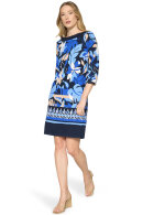 Betty Barclay - Jersey Kjole Blomsteret - Blå Betty Barclay - Jersey Kjole Blomsteret - Blå