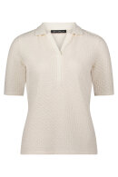 Betty Barclay - Polo T-shirt m/Struktur - Hvid Betty Barclay - Polo T-shirt m/Struktur - Hvid