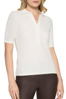 Betty Barclay - Polo T-shirt m/Struktur - Hvid Betty Barclay - Polo T-shirt m/Struktur - Hvid
