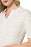 Betty Barclay - Polo T-shirt m/Struktur - Hvid Betty Barclay - Polo T-shirt m/Struktur - Hvid