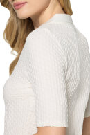 Betty Barclay - Polo T-shirt m/Struktur - Hvid Betty Barclay - Polo T-shirt m/Struktur - Hvid