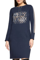 Betty Barclay - Sporty Jersey Sweat Kjole - Mørkeblå Betty Barclay - Sporty Jersey Sweat Kjole - Mørkeblå