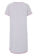 Damella - Bigshirt Natkjole Hjerter - Grå