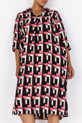 Wasabiconcept - WA-Sarena 3 - Print Kjole - Rose