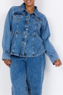 Wasabiconcept - WA-Caia 3 Denim Jacket - M Blue