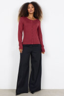 SoyaConcept - SC-Dollie 446 - Viskose Strik Cardigan - Mørkerød