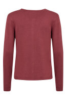 SoyaConcept - SC-Dollie 446 - Viskose Strik Cardigan - Mørkerød