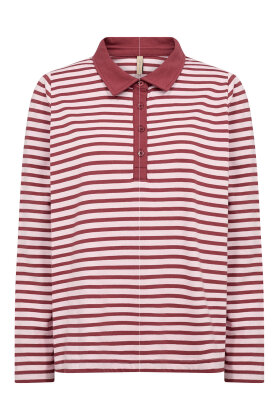 SoyaConcept - SC-Bri 2 Stribet T-shirt - Rosa SoyaConcept - SC-Bri 2 Stribet T-shirt - Rosa