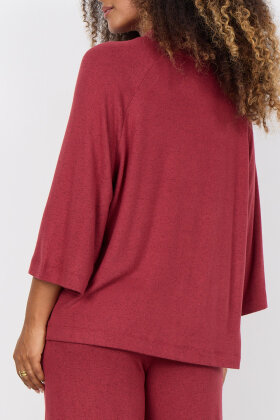 SoyaConcept - SC-Biara 151 - Let Blød Strik - Mørkerød