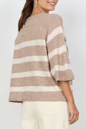 SoyaConcept - SC-Orlean Stripe Pullover - Sand