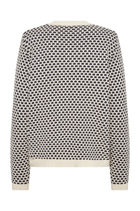 SoyaConcept - SC-Bibbi 1 Pullover - Mønstret - Mørkeblå