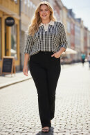 No.1 by OX - Strikket Polobluse - Off White No.1 by OX - Strikket Polobluse - Off White