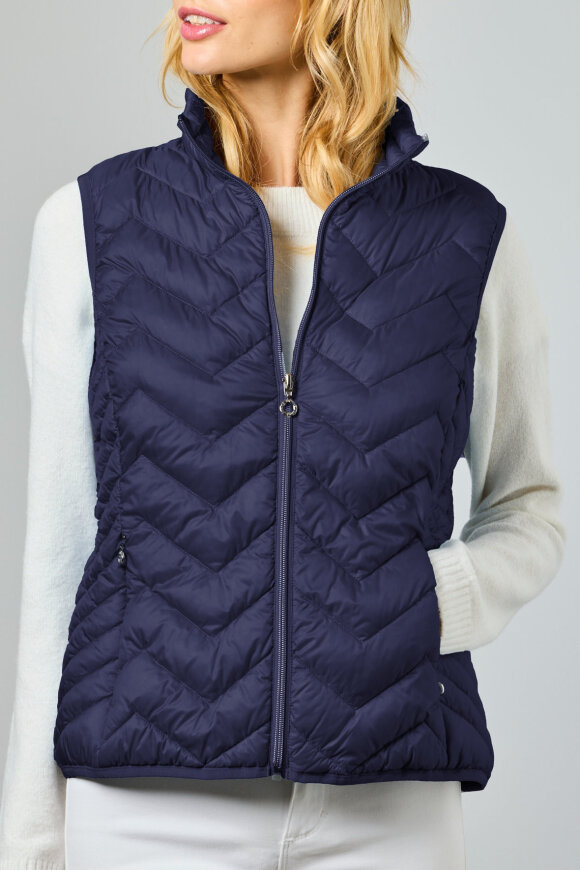 Junge - Louise Light Down - Let Dun Vest - Navy