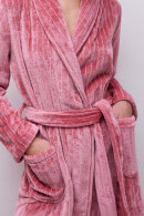 Femilet - Teddy Stribet Kåbe - Pink