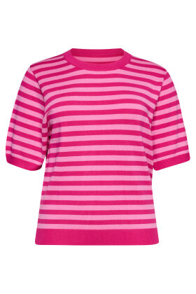 Sandgaard - Helsinki T-shirt - Strik - Pink Stribe