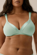 Naturana - Bh Satin kant - u/bøjle - Lysegrøn