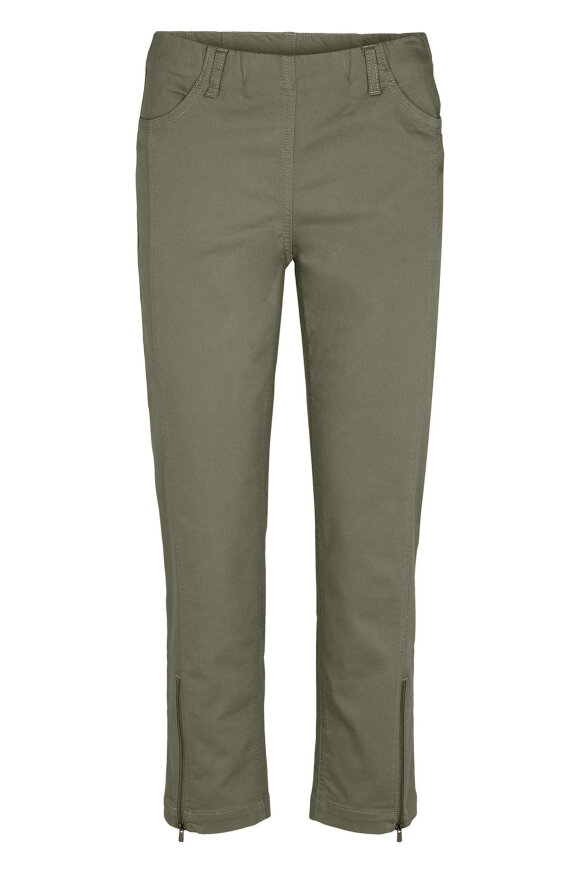 Laurie - Piper Regular Twill - Cropped - Khaki