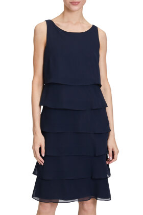 Vera Mont - Kjole Flæser - Mørkeblå Vera Mont - Kjole Flæser - Mørkeblå