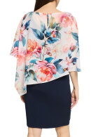 Vera Mont - Blomstret Kjole - Mørkeblå