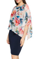 Vera Mont - Blomstret Kjole - Mørkeblå