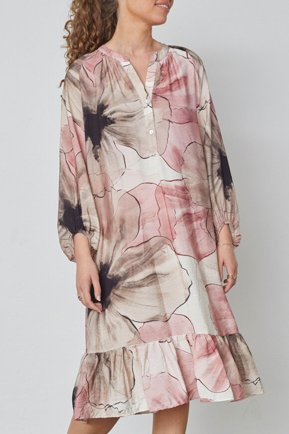 Elton - ETKennie - Printkjole - Lyserød