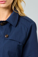 Junge - Noelle - Kort Trenchcoat - Mørkeblå Junge - Noelle - Kort Trenchcoat - Mørkeblå