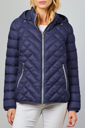 Junge - Naja - Kort Quilt Jakke - Mørkeblå Junge - Naja - Kort Quilt Jakke - Mørkeblå