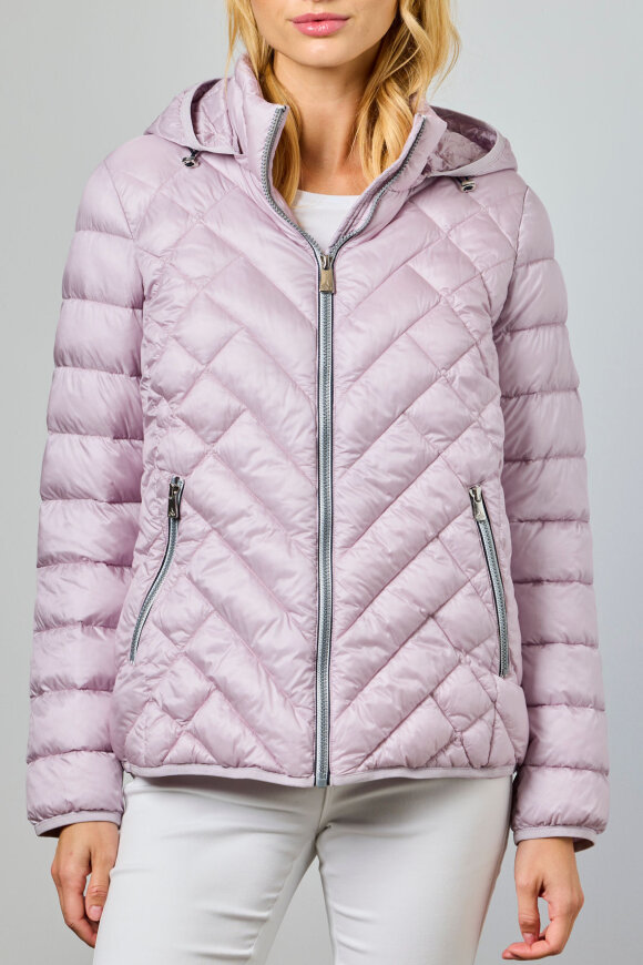 Junge - Naja - Kort Quilt Jakke - Rosa Junge - Naja - Kort Quilt Jakke - Rosa