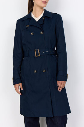 SoyaConcept - SC-Lora 5 - Cottoncoat - Mørkeblå