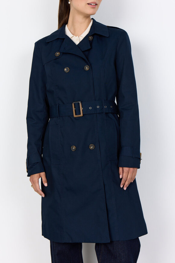 SoyaConcept - SC-Lora 5 - Cottoncoat - Mørkeblå